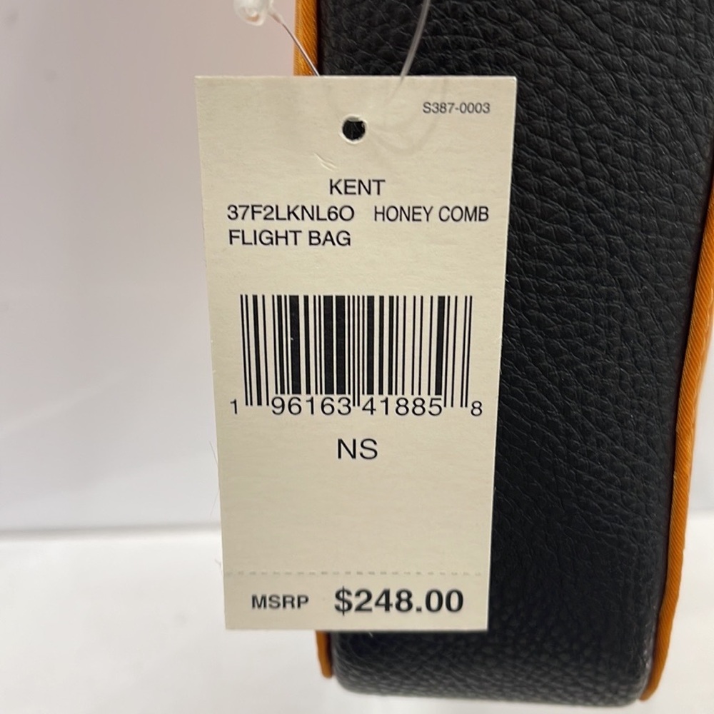 Michael Kors Kent Flight Bag Crossbody Honey Comb - Picture 14 of 16